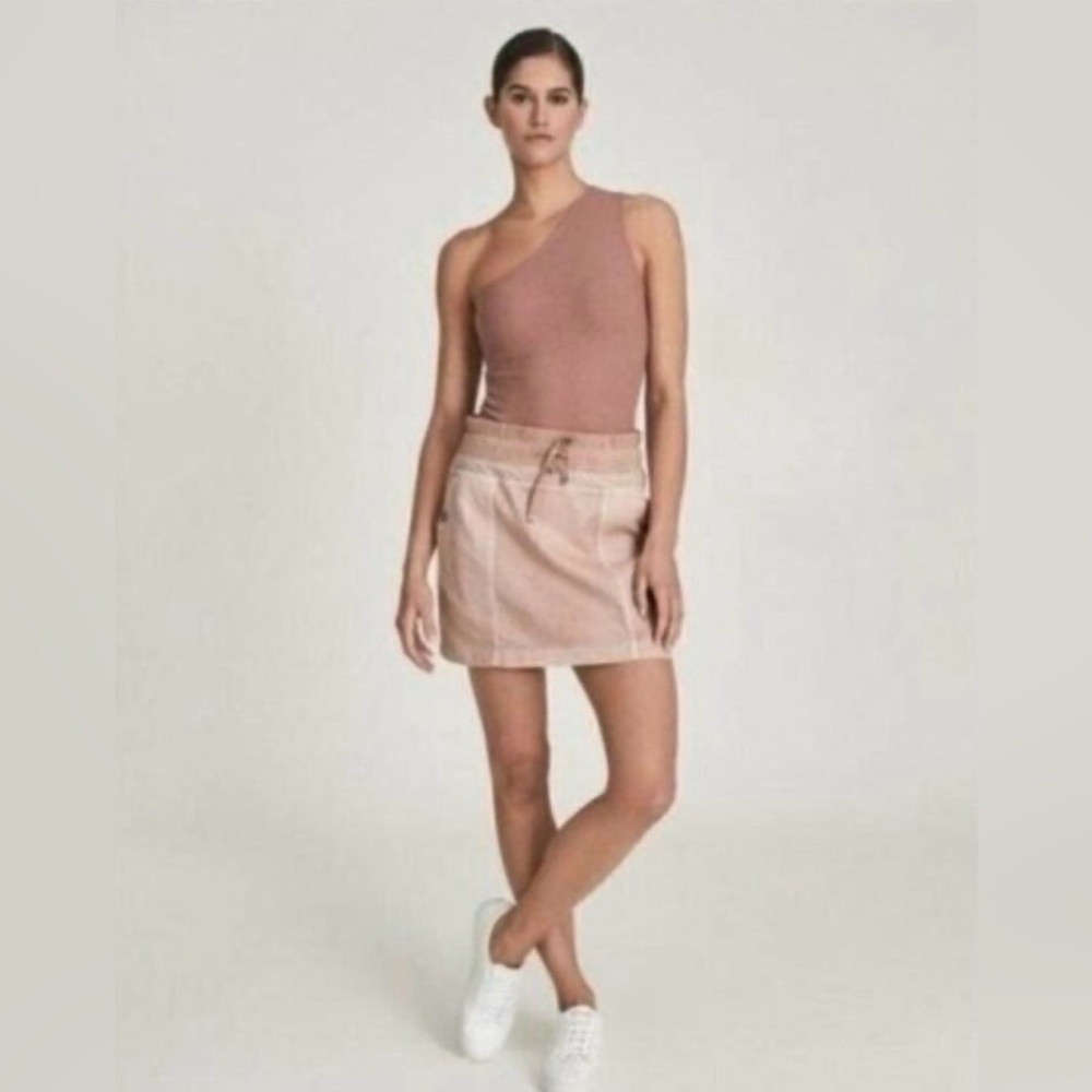 Reiss Dusty Pink Mini Skirt